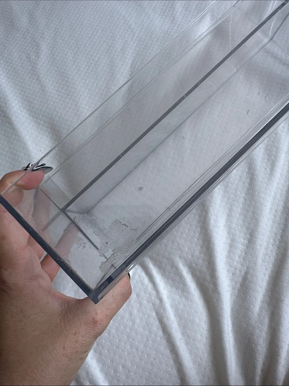Clear Acrylic Bathroom Organizer Shelf - Transparent